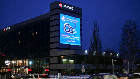 Медиафасад, AZIMUT Аэропорт Отель