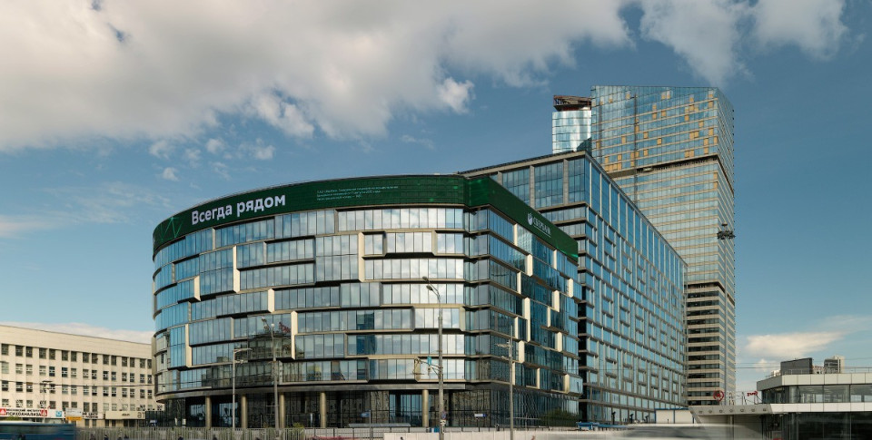 Медиафасад, Сбербанк, Москва