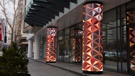 Светодиодная колонна, Академия единоборств РМК