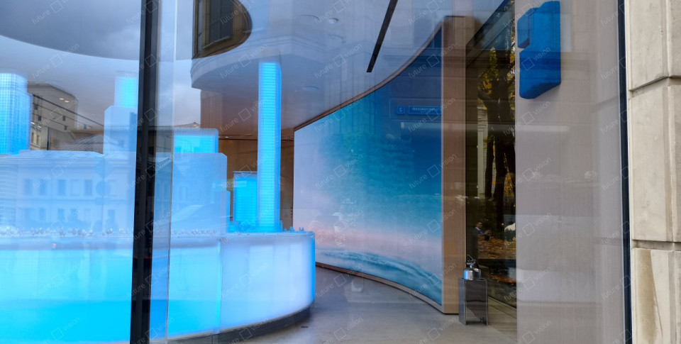 LED экран, офис продаж LEGENDA