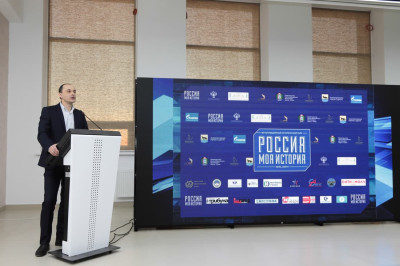 Светодиодные экраны, мультимедийный парк «Россия — моя история»