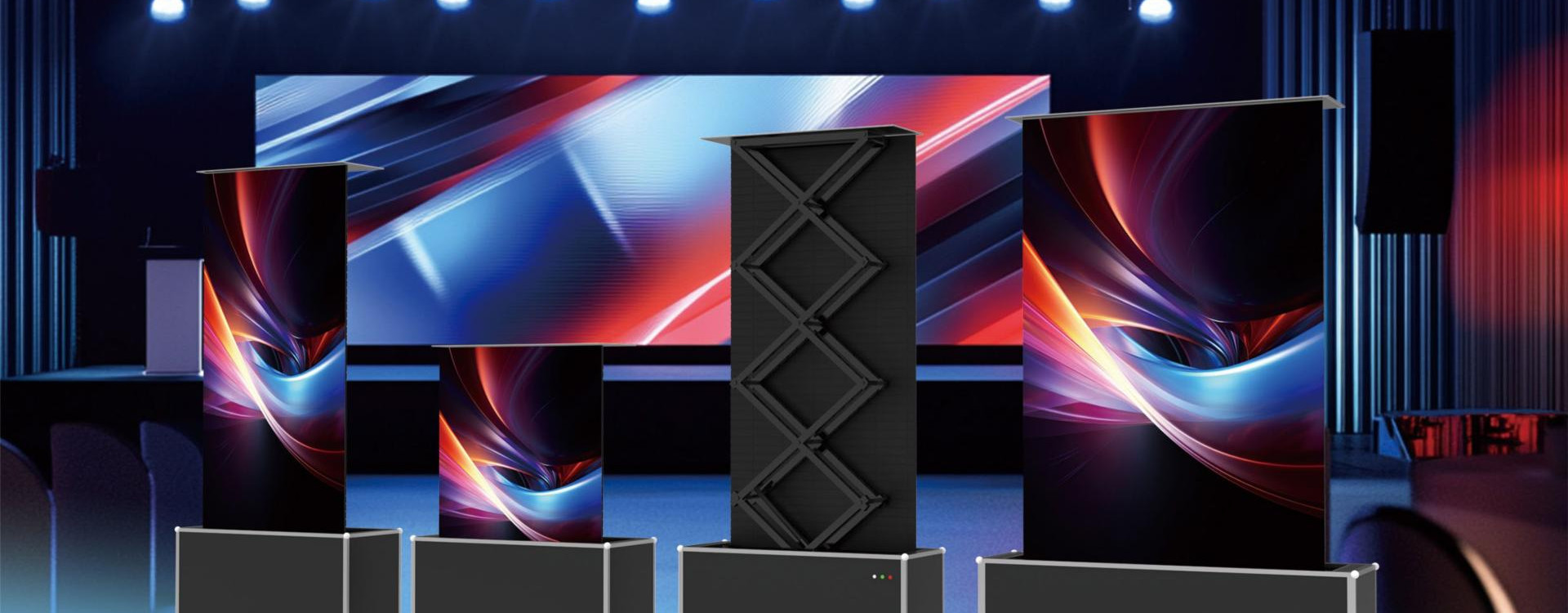 Складные светодиодные экраны