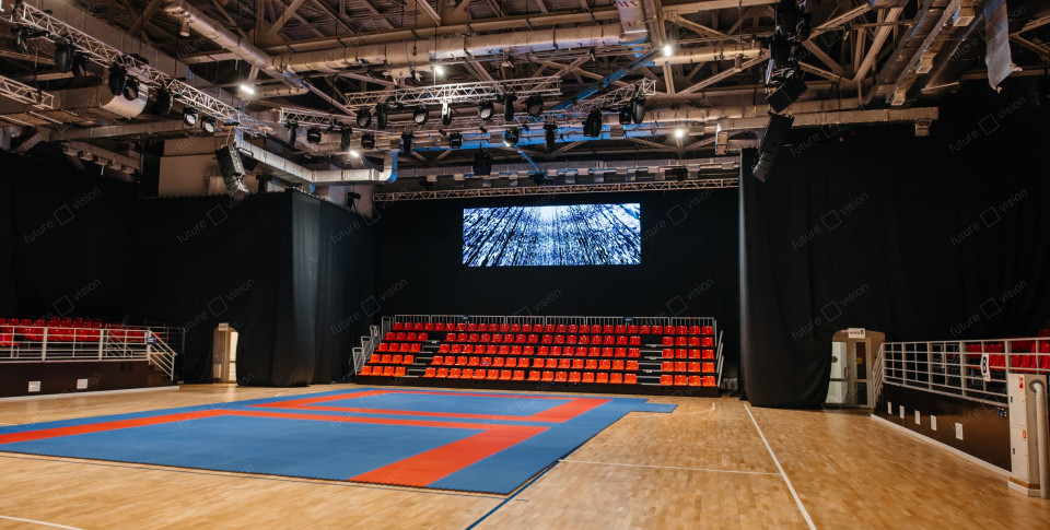 Два светодиодных экрана «Сахалин Арены» г. Южно-Сахалин