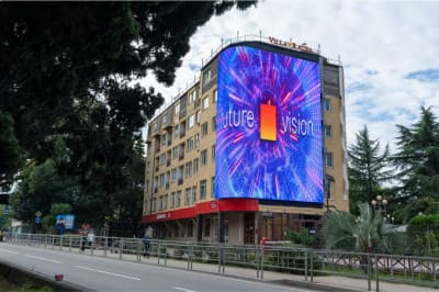 Светодиодный медиафасад для отеля Villa Rauza